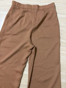 Brown Wide Leg Trousers