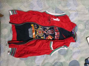 Red t shirt cum attached jacket for 4-6 years