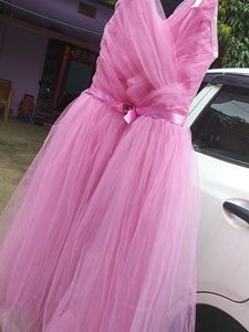 Pink Tulle Party Dress