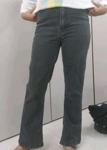 Gray Bootcut Jeans