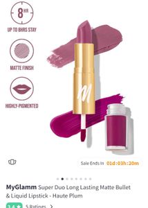 New✅️MyGlamm Super Duo Lipstick😍