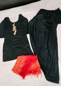 Elegant  Punjabi Kurta Patiala Set