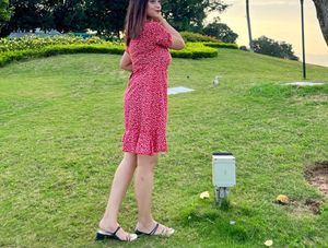 🧨CUTE SUNMER Floral Wrap Dress- ONLY RS 169