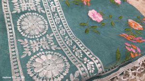 embroidery saree