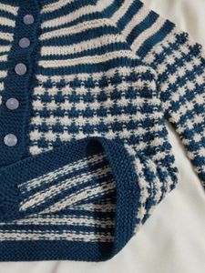 Unisex Kids Handmade Knitted Woolen Sweater