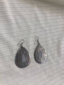 Silver Drop Earrings