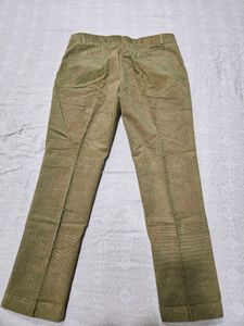 Custom Olive Green Corduroy Pants –Size 34, Unworn