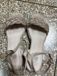 Braided Strap Heeled Sandals