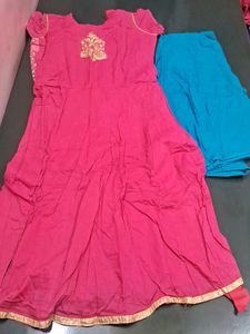 Embroidery Pure Cotton Kurti Dress Set