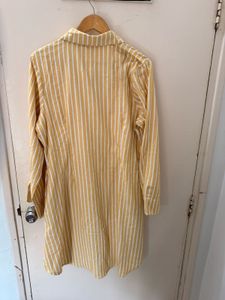 Plus size Striped Shirt Dress