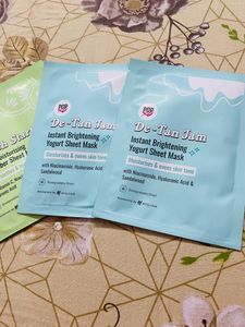 Combo Of Fresh Start And De Ten Jam Mask 🌺