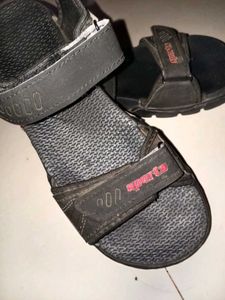 Sporty Black Sandals