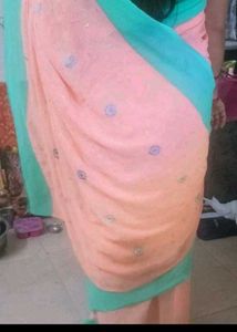 Double Shaded Colour Saree