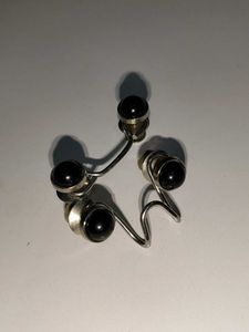 Vintage Silver &amp; Black Jeans Tightener