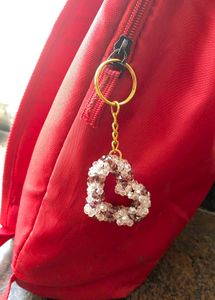 Crystal Heart Keychain