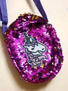 Trendy Unicorn Sequence Sling Bag😎