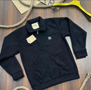 Burberry Black Corduroy Sweatshirt