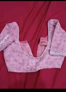 Printed saree with blouse