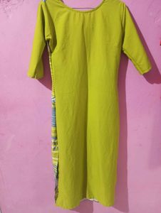 Green Printed Kurti