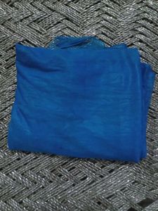 3 Miter Blue Fabric Piece