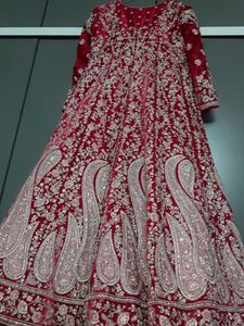 Bridal Wedding Velvet Gown