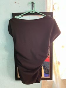 Off-Shoulder Black Top