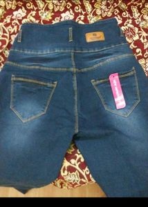 High Waisted Denim Jeans