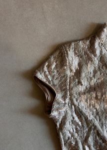 Golden Sequence Party Dress