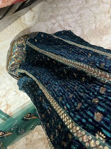 Flared Embroidered Lehenga Saree