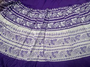 Ethnic Purple Long Skirt