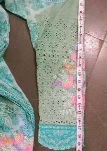 Beautiful Green Embroidered Salwar Suit