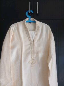 Mens Shervani Ethnic Ware Cream Color