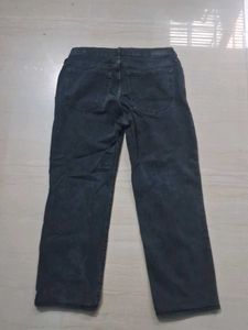 Mango Black Straight Leg Jeans