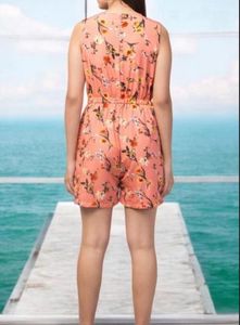 Floral Print Romper
