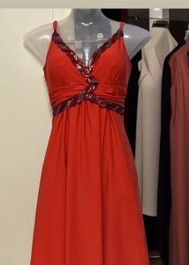 Pintrest Peach Sleeveless Dress