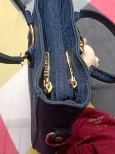 Navy B.B. Collection Handbag