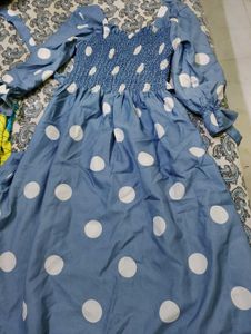 Polka Dot Midi Dress