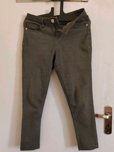 Olive Green Slim Fit Jeans