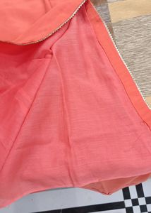 Beautiful Back Cut Kurta With Gown