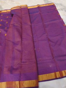 Purple &amp; Gold Sari