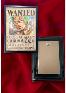 Wanted RORONOA ZORO Dead or Alive Frame 1 Pc Anime