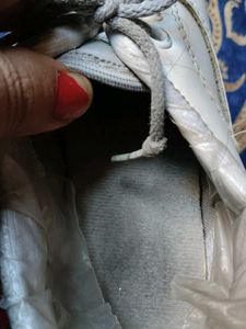 White Lace-Up Shoes