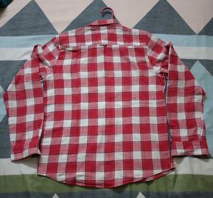 Red &amp; White Plaid Shirt