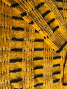 Yellow Patterned Sweater