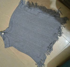 Elegant Knitted Poncho
