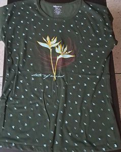 Stylish Women short sleeve Printed  T-Shirt