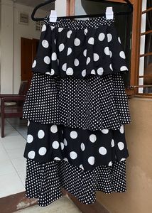Ruffle Polka Skirt