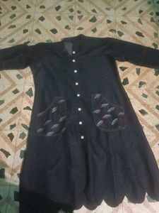 Denim Midi Shirt Dress