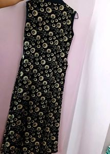 Unique Pattern Sleeveless Dress