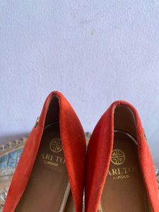 Carlton London Crimson Red Heels